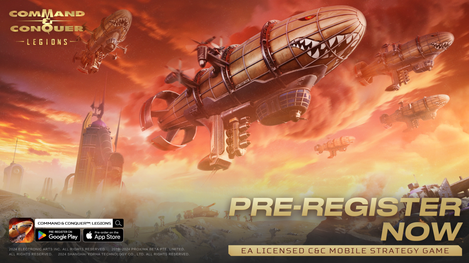 Pre-registro Abierto para Command & Conquer™: Legions, el Nuevo Juego de Estrategia para Móviles