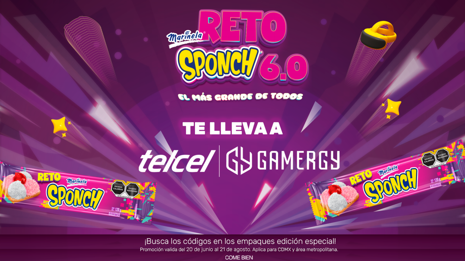 ¡Sponch Marinela te lleva a GAMERGY México!