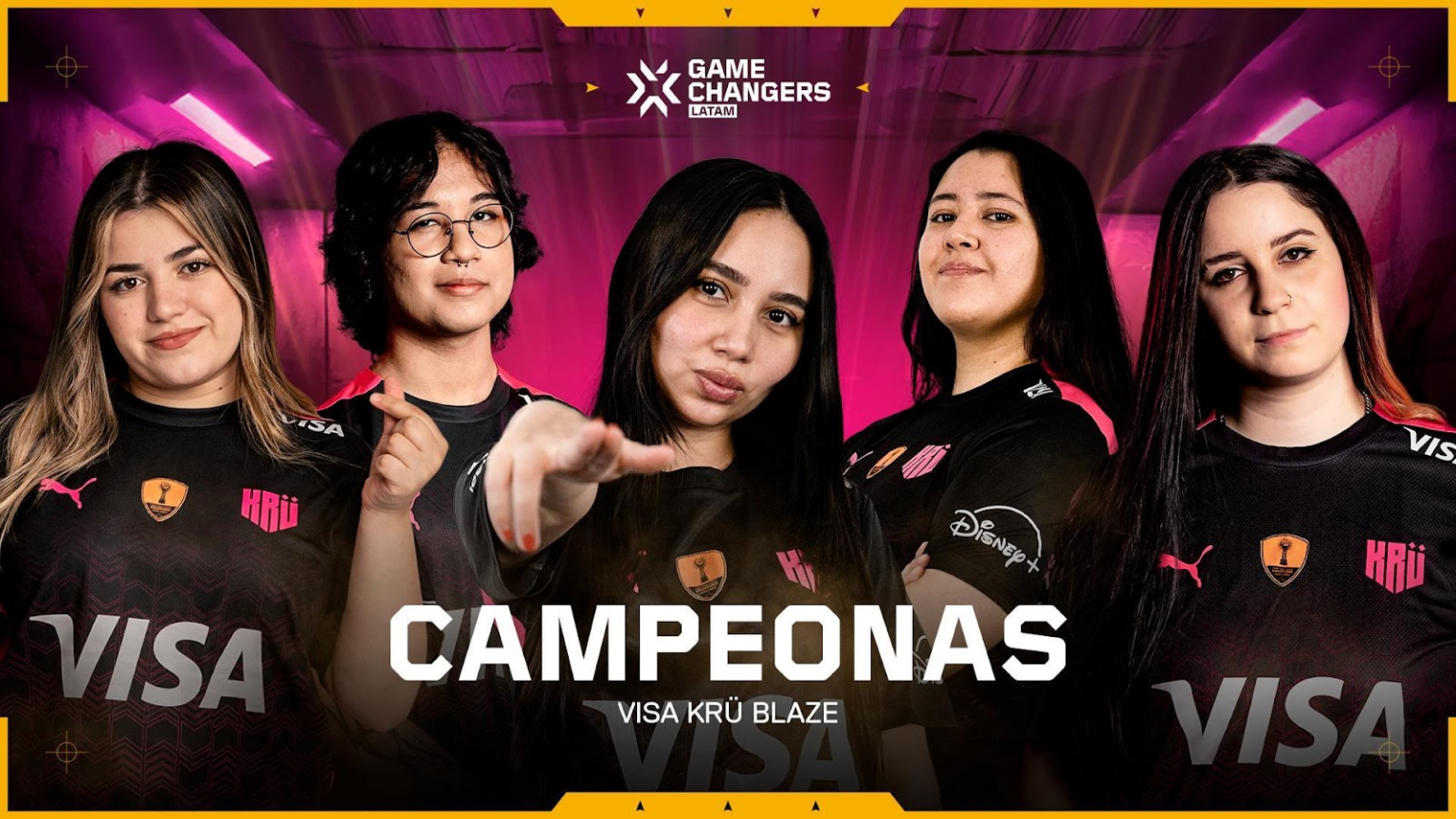 VISA KRÜ BLAZE se corona campeón en el Argentina Game Show y representará a LATAM en VALORANT Game Changers Championship