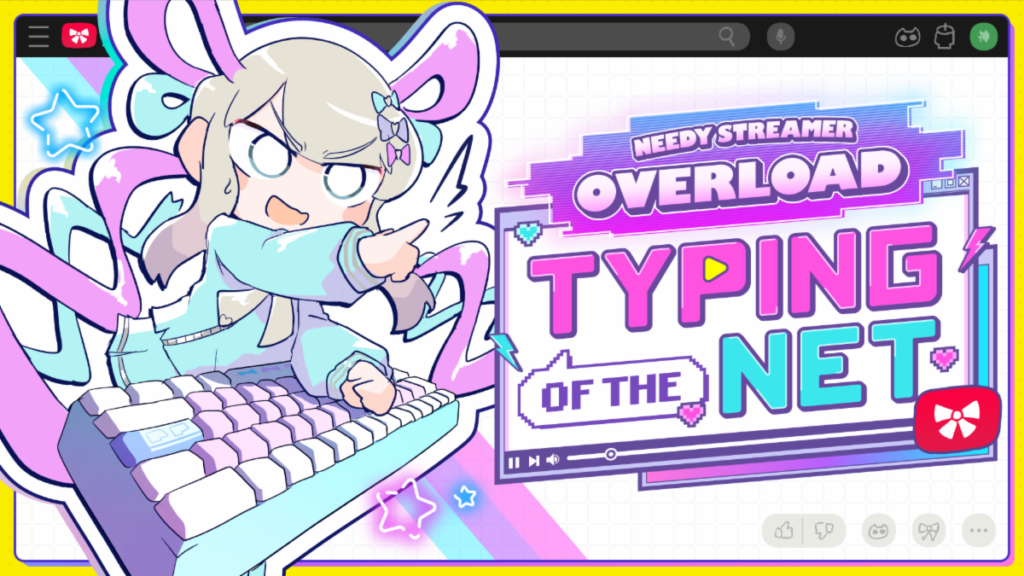Needy Streamer Overload: Typing of The Net llega a Steam el 21 de enero
