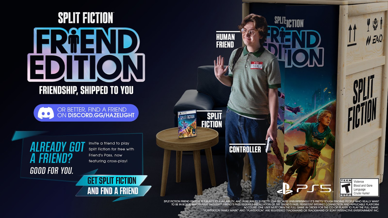 EA Y HAZELIGHT ROMPEN EL MOLDE CON SPLIT FICTION: FRIEND EDITION