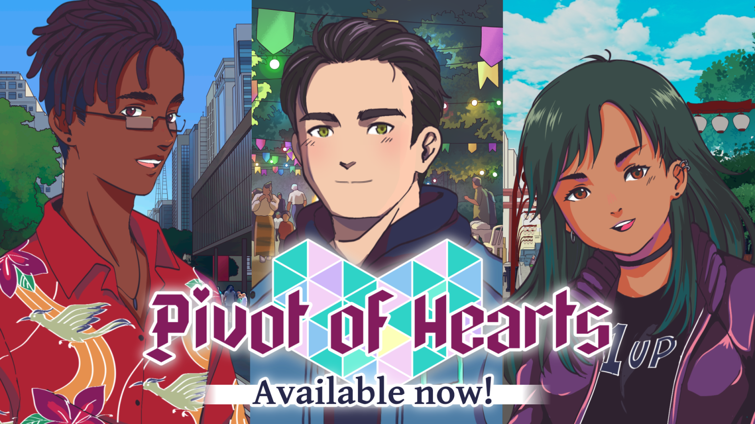 Pivot of Hearts: una novela visual que explora el amor queer y no monógamo desde el corazón de São Paulo