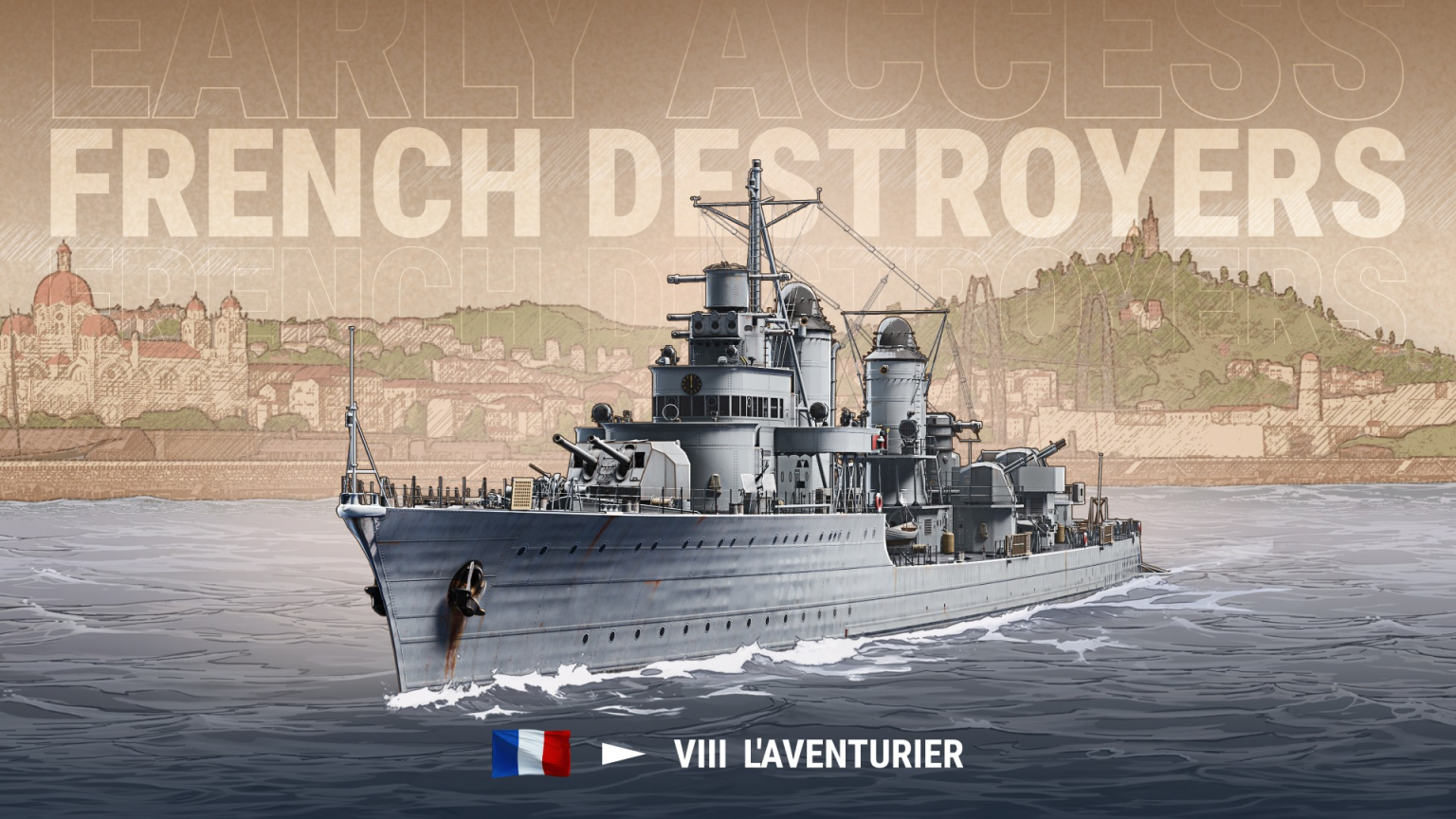Así se forjan leyendas en el astillero virtual: el nacimiento del L’Aventurier en World of Warships