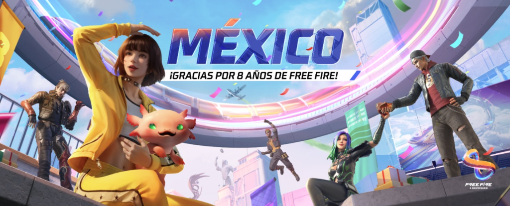 Free Fire cumple 8 años en México y LATAM: anuncia su primer anime y celebra con evento presencial