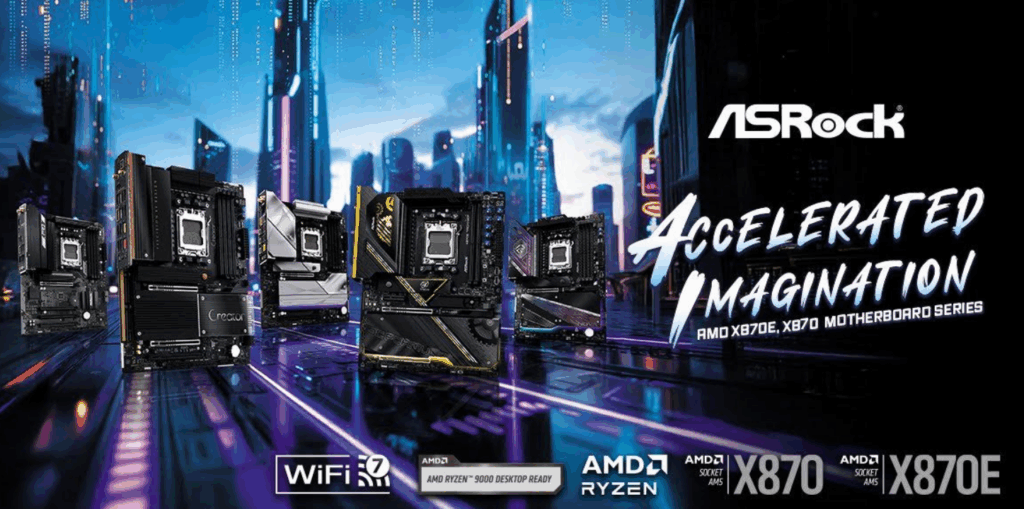 ASRock lanza su nueva generación de motherboards X870/X870E