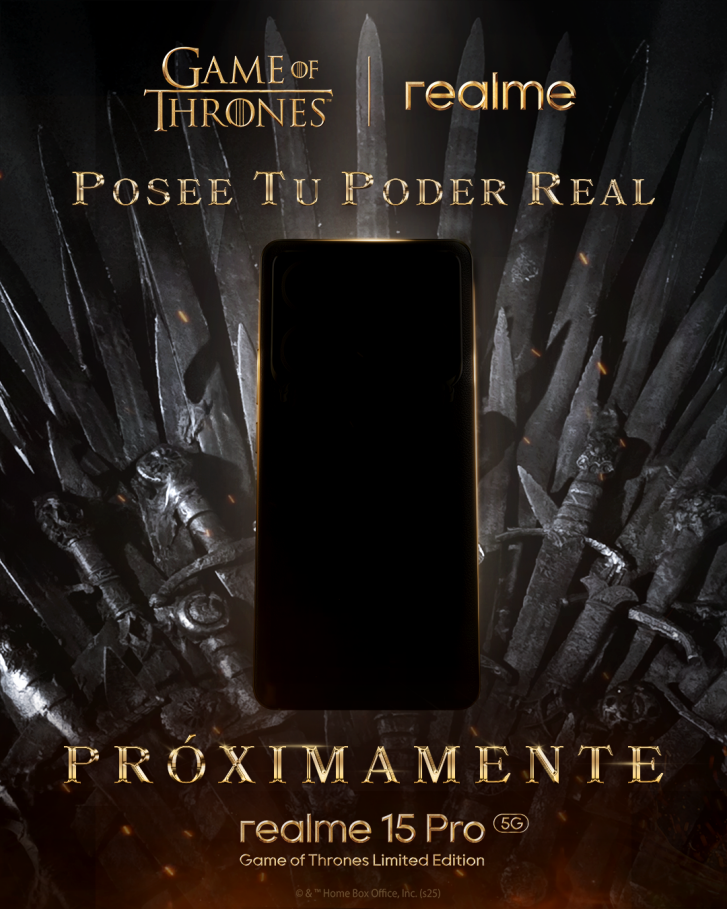 realme forja alianza con Game of Thrones: nace el smartphone de los dragones