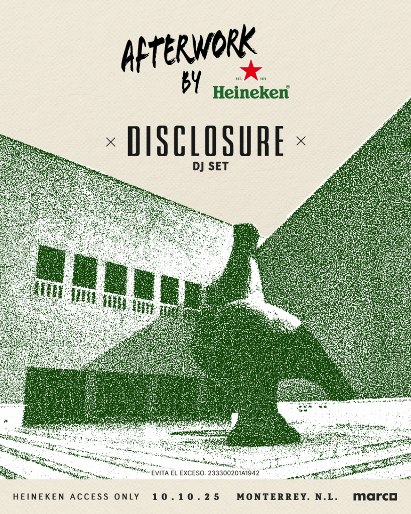 Disclosure encenderá Monterrey con Heineken Afterwork Vol.4