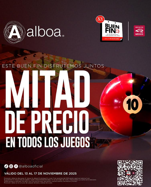 Este Buen Fin, el entretenimiento se vive en Cinemex, Alboa y Arena