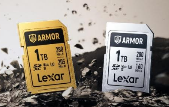 Lexar lleva la resistencia al límite: nuevas ARMOR GOLD y SILVER PRO SDXC llegan con 1 TB y cuerpo de acero inoxidable