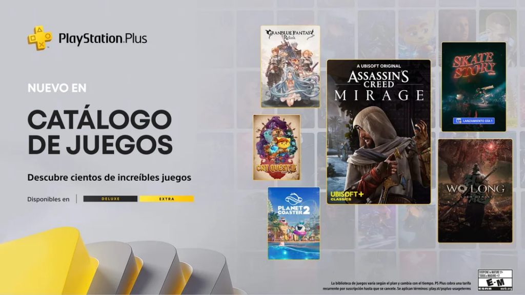 Diciembre de Leyenda: Assassin’s Creed Mirage, Wo Long y Soulcalibur III llegan a PlayStation Plus