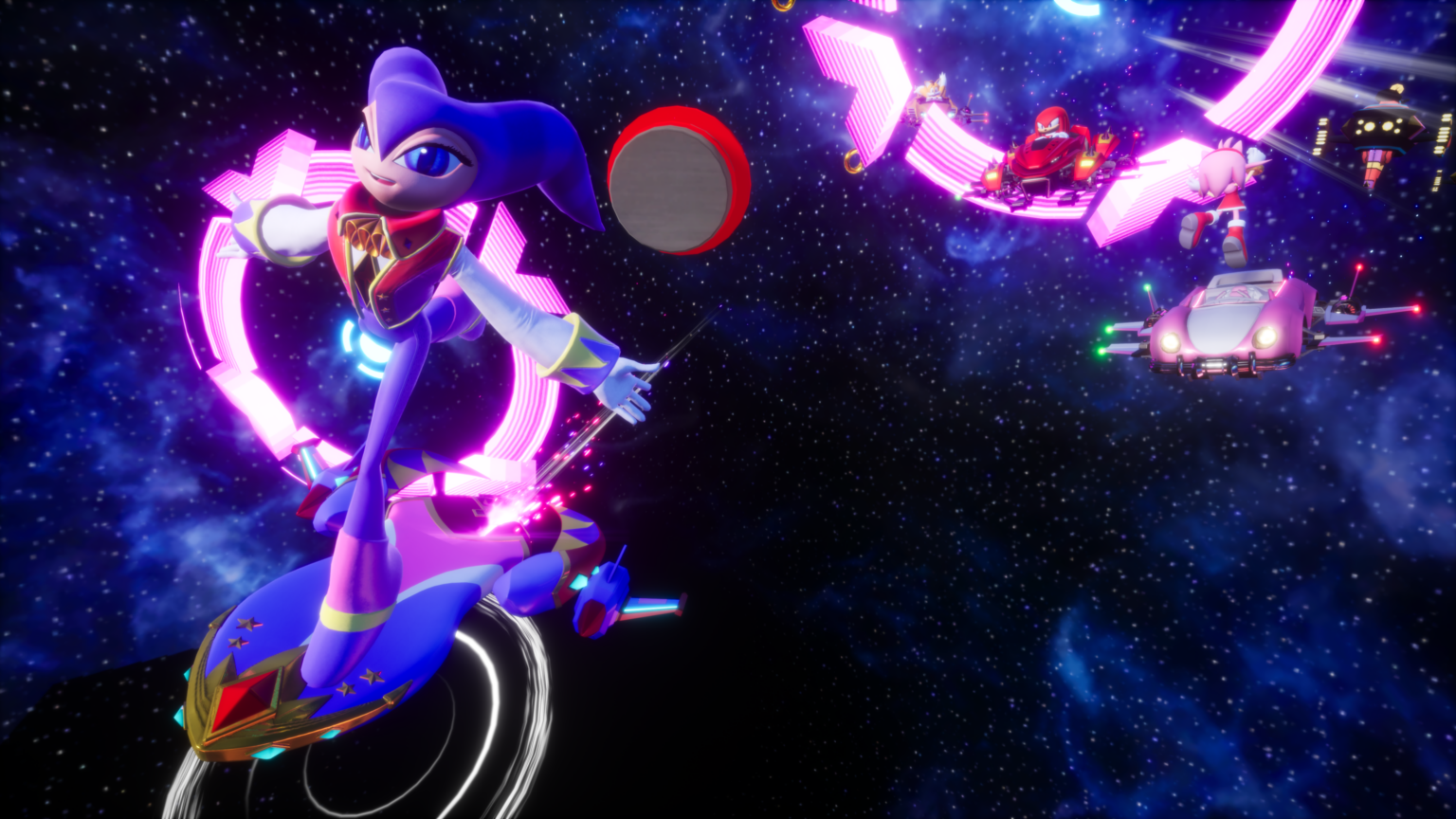 NiGHTS aterriza en Sonic Racing: CrossWorlds con contenido gratuito para esta Navidad