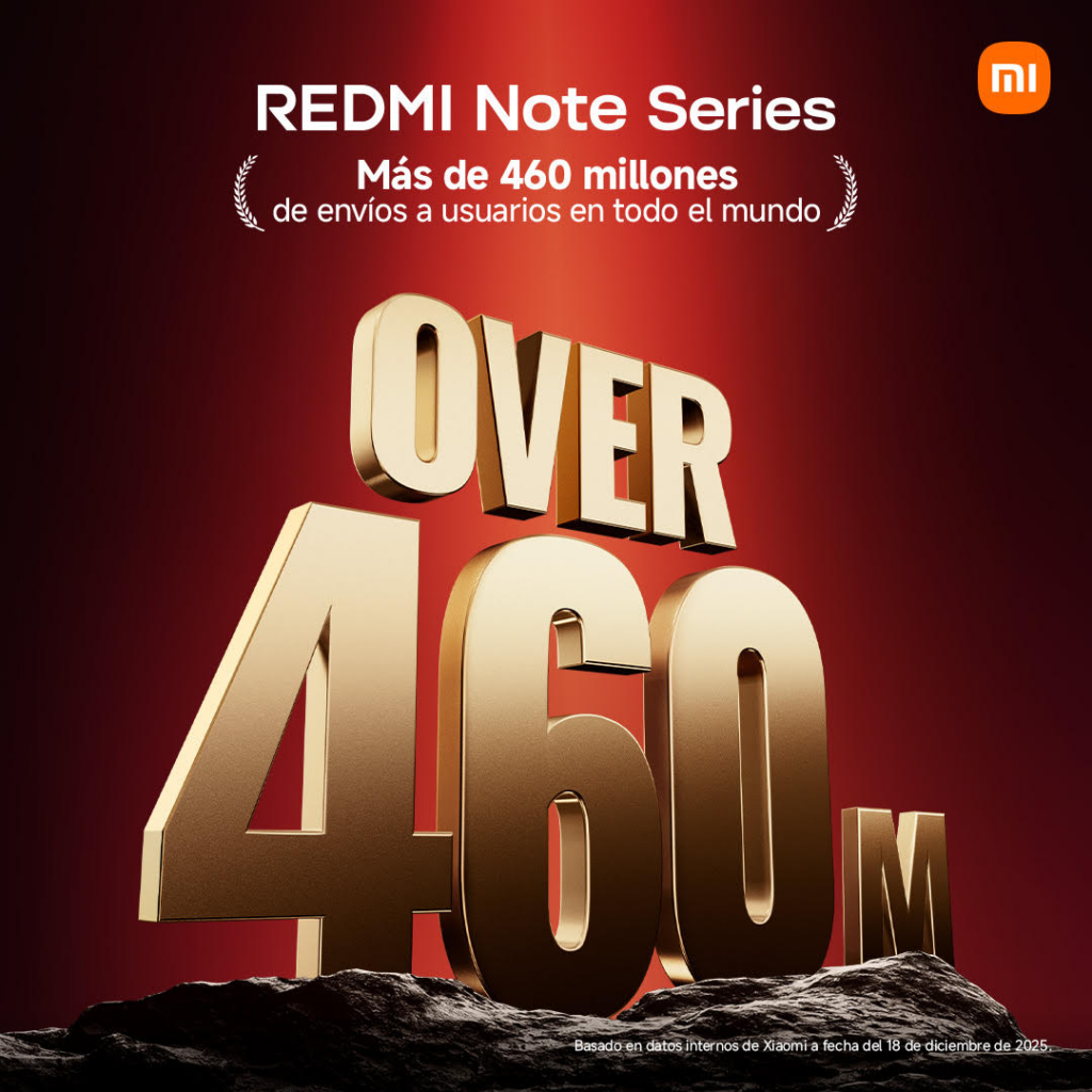 EL REY DE LA GAMA MEDIA NO SE DETIENE: LA SERIE REDMI NOTE SUPERA LOS 460 MILLONES DE VENTAS GLOBALES