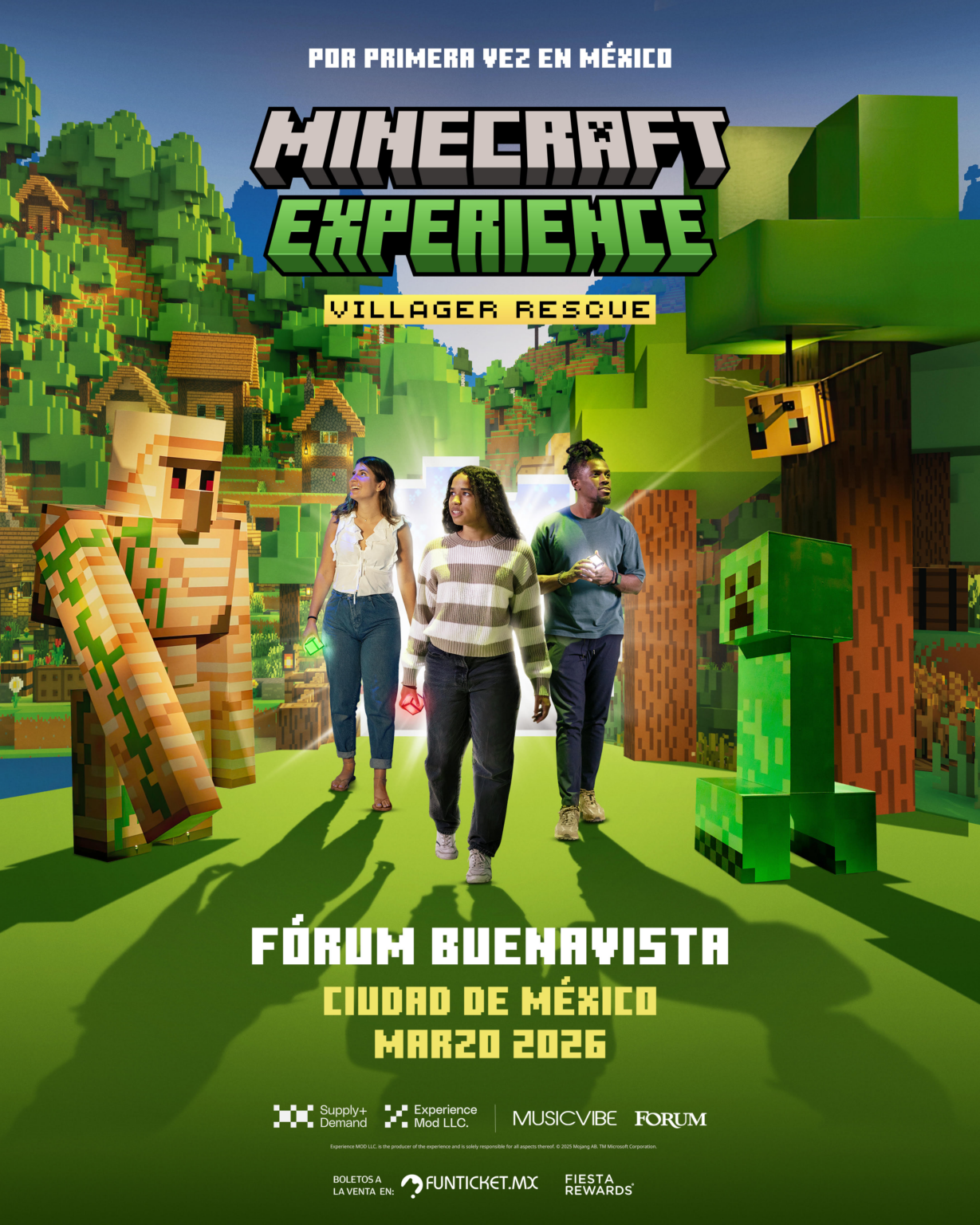 ¡MINECRAFT COBRA VIDA EN CDMX! LA EXPERIENCIA INMERSIVA ‘VILLAGER RESCUE’ ATERRIZA EN FÓRUM BUENAVISTA