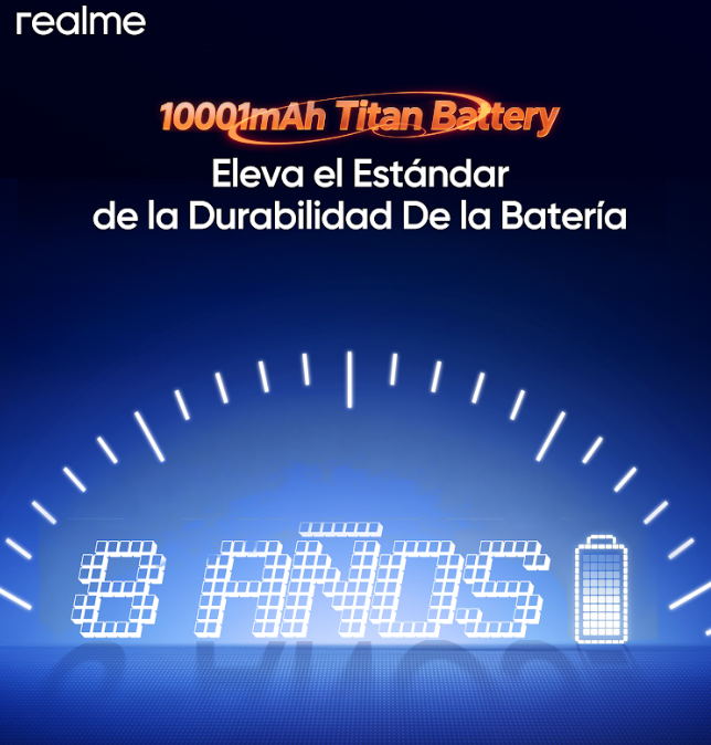¡ADIÓS AL POWER BANK! REALME PRESENTA LA PRIMERA BATERÍA «TITAN» DE 10,001 MAH