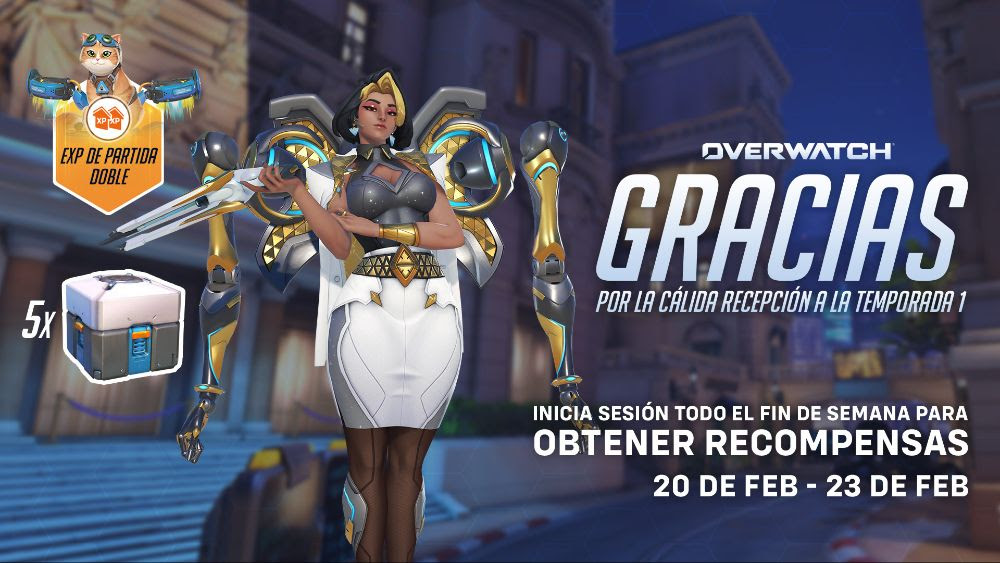 Overwatch celebra el éxito de su Temporada 1 con recompensas gratuitas este fin de semana.