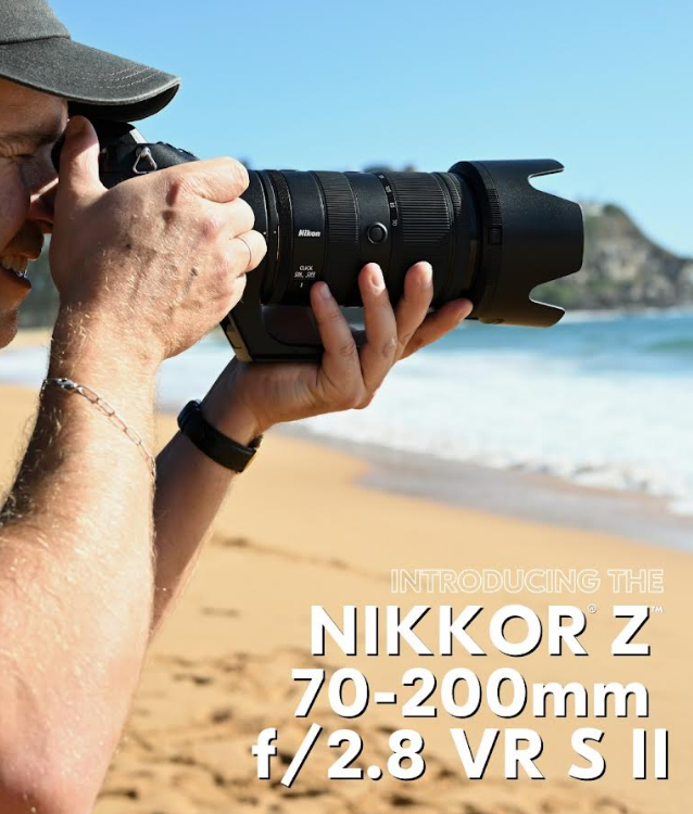 Nikon renueva un clásico: El nuevo NIKKOR Z 70-200 mm f/2.8 VR S II es un 26% más ligero.
