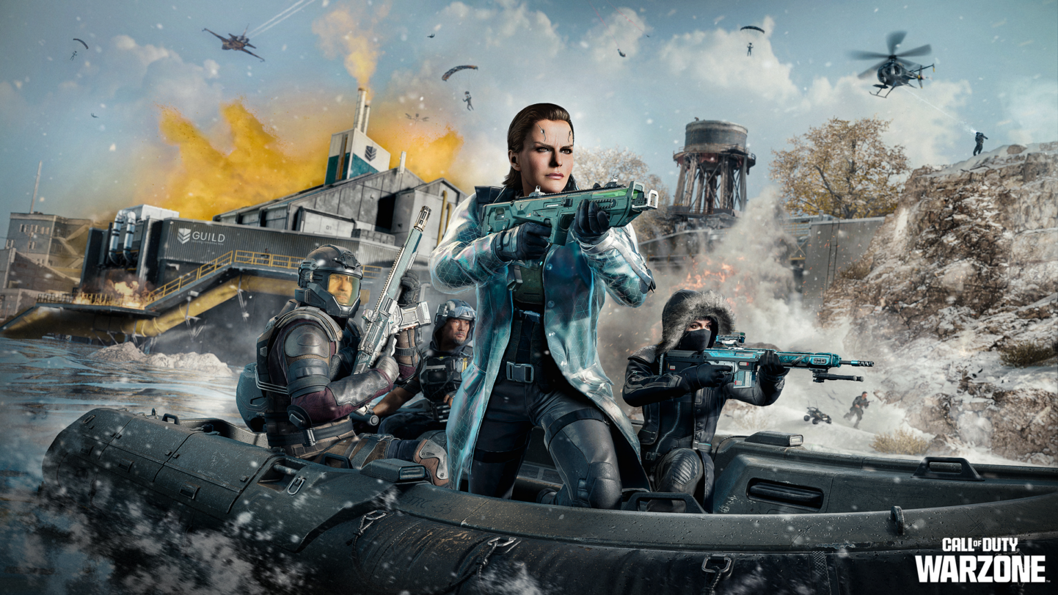 Rebirth Island bajo la nieve y el debut de las Ranked: El despliegue total de Warzone Season 02