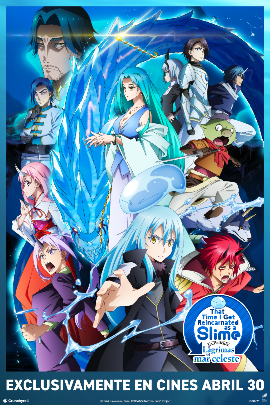 Rimuru Tempest toma los cines: Crunchyroll revela el elenco latino de Lágrimas del Mar Celeste