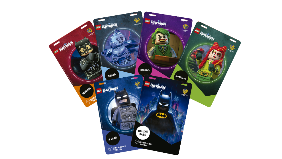 LEGO Batman se apodera de gamescom latam 2026: Gafetes coleccionables y demo jugable