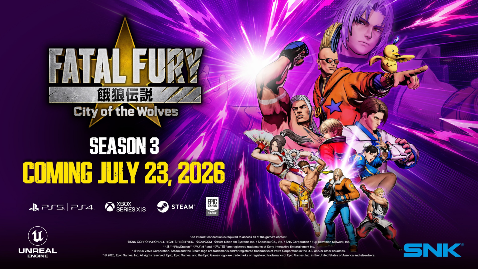 🎮🐺 EVOLUCIÓN DEL FIGHTING GAME: SNK REESTRUCTURA LA MONETIZACIÓN DE CITY OF THE WOLVES CON LA TEMPORADA 3 “DESTINED FOR REVENGE” 🏷️