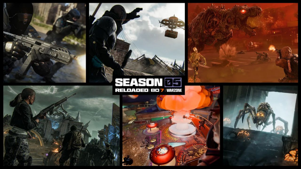El clímax de Zombies y la última oportunidad de Endgame: Llega la Temporada 5 Recargada de Call of Duty: Black Ops 7 y Warzone